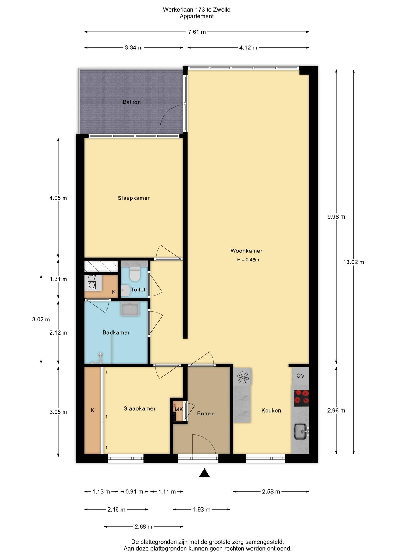 Appartement te koop: Werkerlaan 173, Zwolle