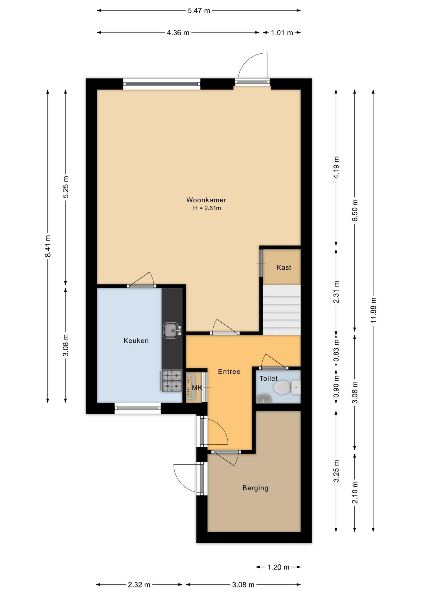 Hoekwoning te koop: Pinksterbloem 48, Kampen