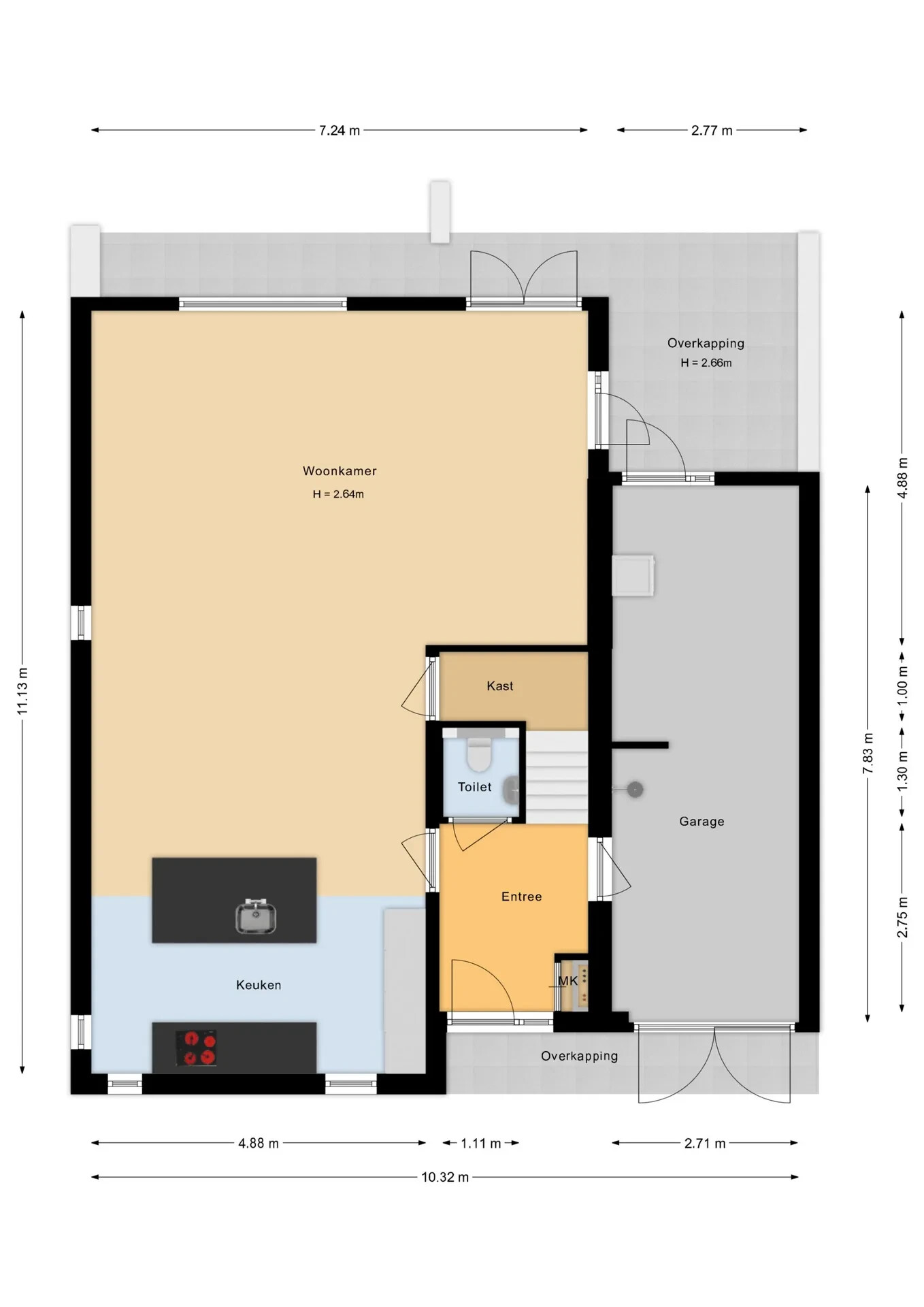 Vrijstaande woning te koop: Buitenhoek 29, Kampen