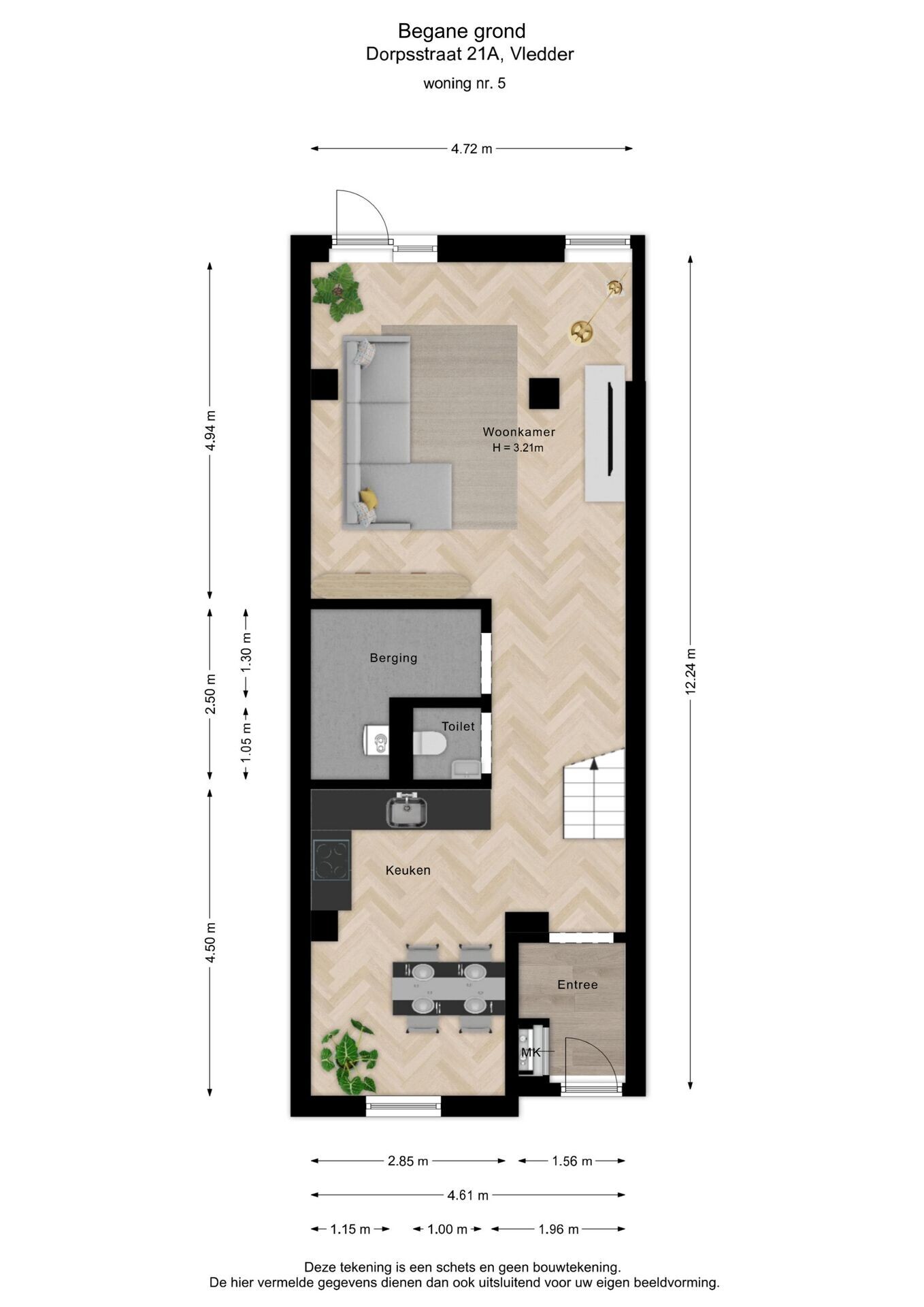 Appartement te koop: Dorpsstraat 21A, Vledder