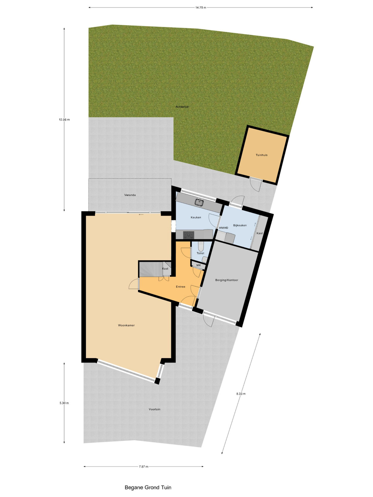 Tussenwoning te koop: Kromme Warren 56, Echtenerbrug
