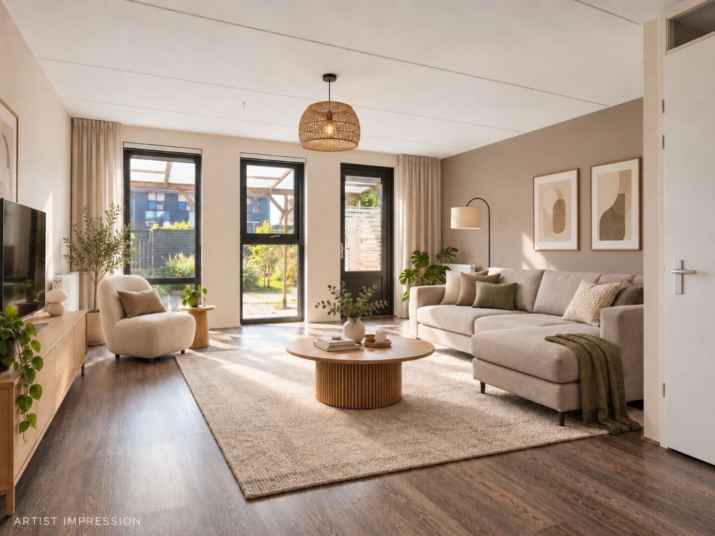 Tussenwoning te koop: Frouwesân 32, Leeuwarden