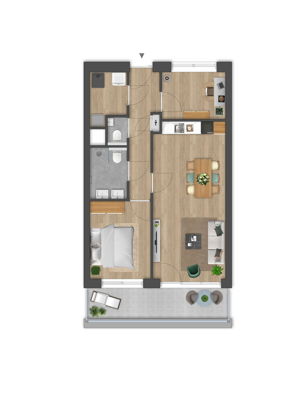 Appartement te koop: De Oppers 1-21, Drachten