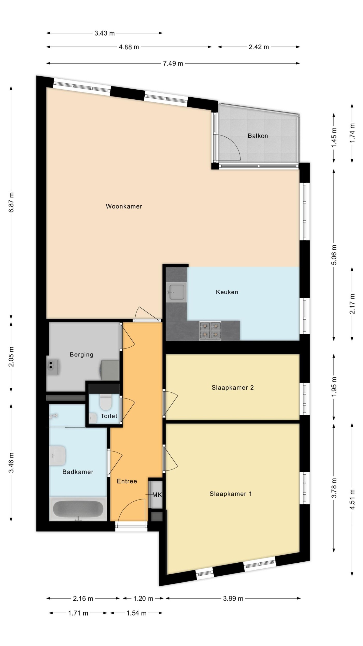 Appartement te koop: Fuutmesschen 63, Assen