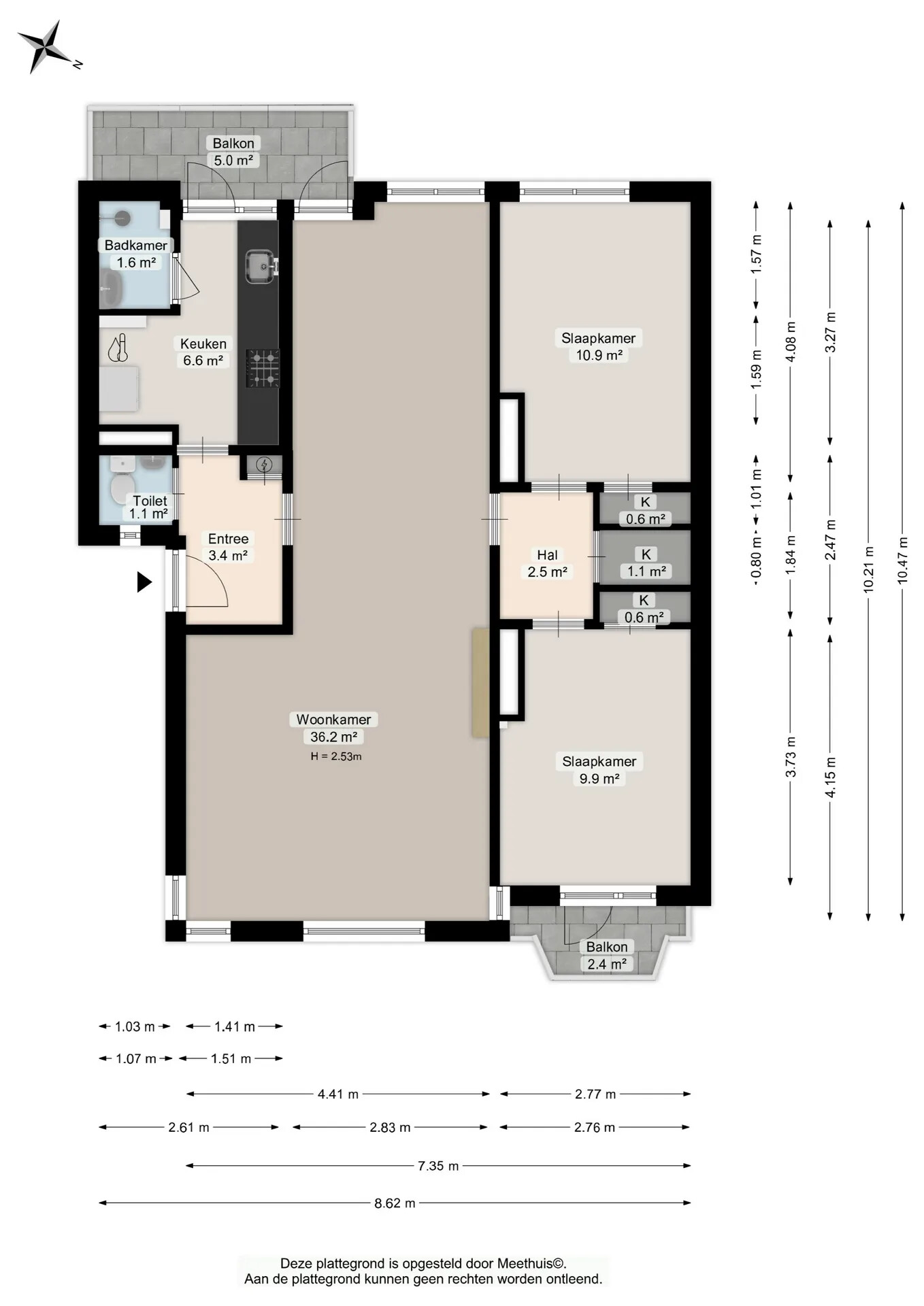 Appartement te koop: Florakade 460, Groningen