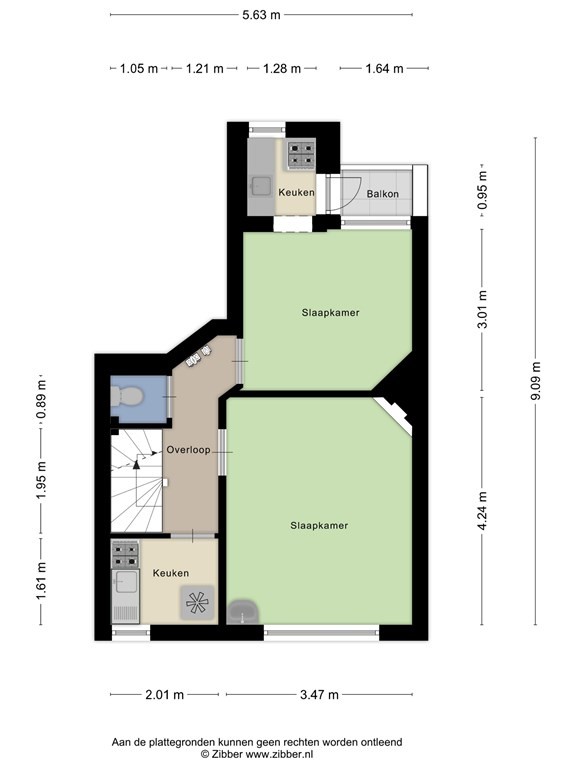 Appartement te huur: Winschoterdiep 157A, Groningen
