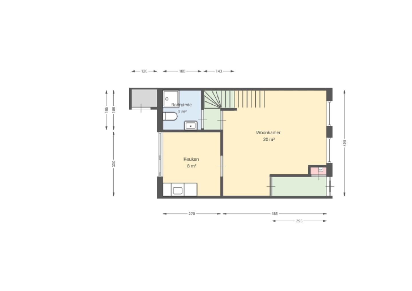 Tussenwoning te koop: Warmoesstraat 50, Groningen
